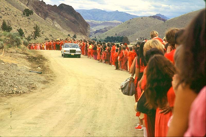 Disciples Lining the Drive-By Road